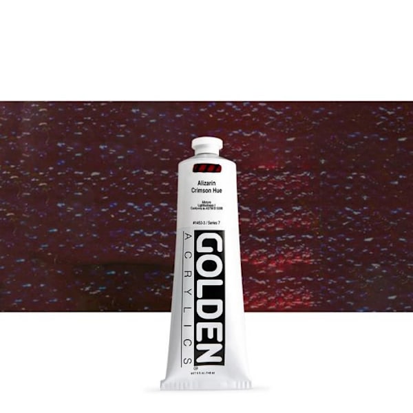 Gyllene: Tung Kropp: Akrylfärg: 150ml: Alizarin Crimson Hue