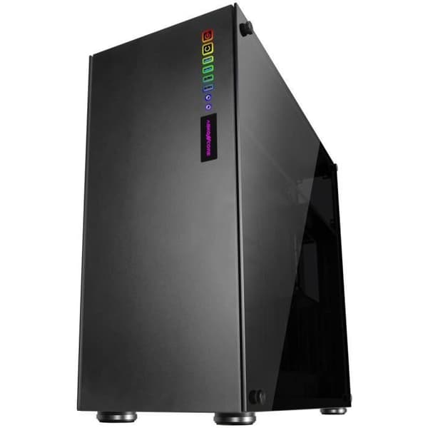 ABKONCORE R780 Sync PC CASE - RGB-bakgrundsbelysning - Svart - Härdat glas - E-ATX-format (ABKO-RMS-780-SYNC)