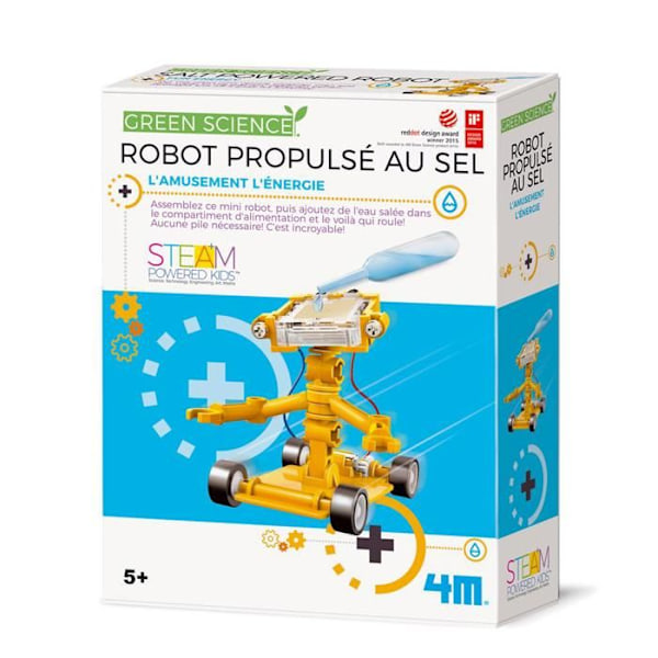 Grön vetenskap tillverkningskit: Saltdriven robot Grå