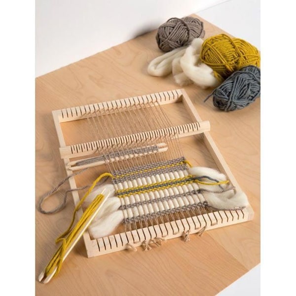 Kit stöd ram för vävning 30x39 cm Beige