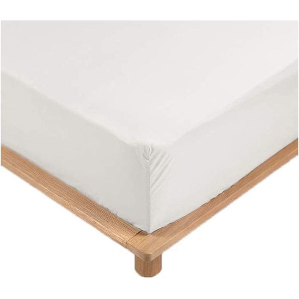 Vuodepussilakana - Percale - Ecru - 90x190cm - 30cm kulmapaikka - 78 langan/cm² Antracit