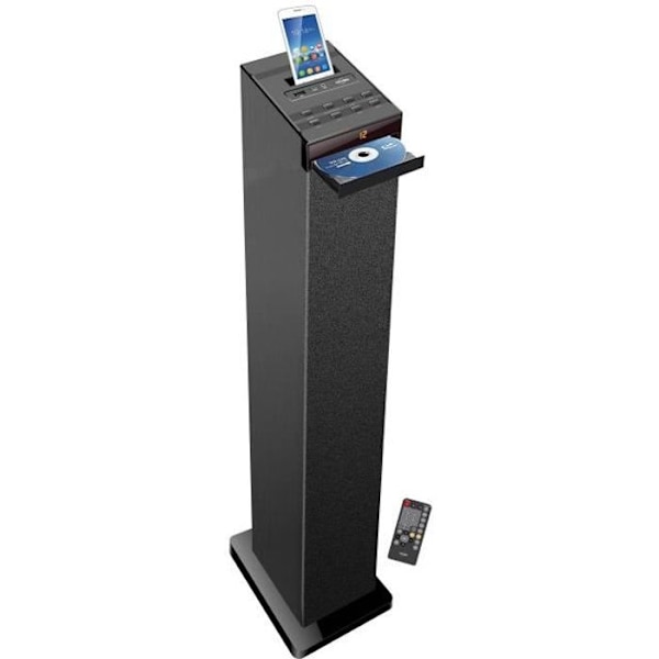 INOVALLEY HP32CD - Bluetooth lydtårn, CD-afspiller, USB - Sort