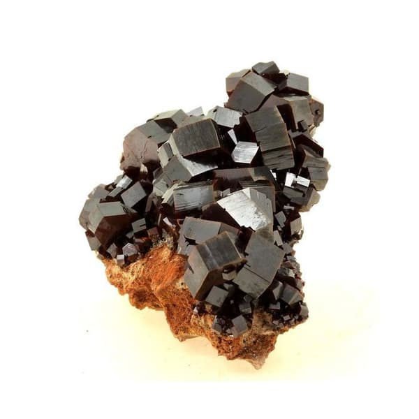 Sten og mineraler. Vanadinit. 1078,0 øre. Mibladen Mining District, Midelt, Marokko.