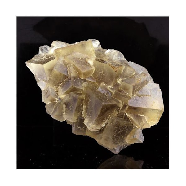 Sten og mineraler. Fluorit. 392,6 ct. Arbouet, Pyrénées-Atlantiques, Frankrig. Sjælden.