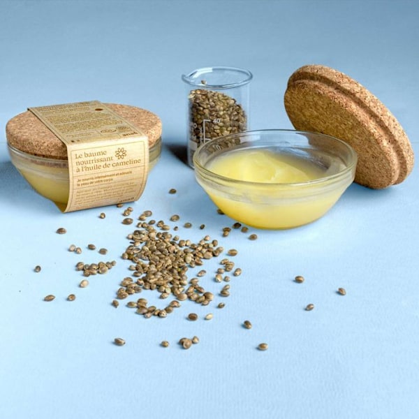 Ekologisk Cameline Bergamott och Citron Nourishing Balm - ANAE - 60 ml - Parabenfri - Alla hudtyper - Balm