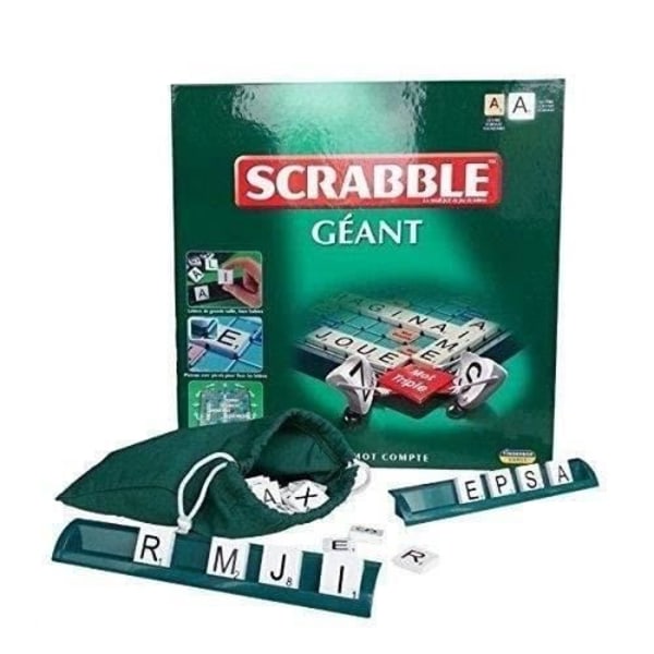 Giant Scrabble - Brætspil - Mégableu Vitt, svart och grönt