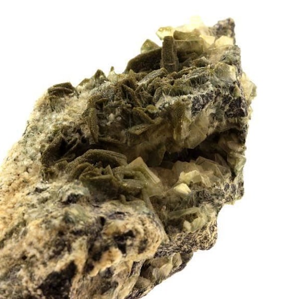 Cristal - ABIJOUX - Prehnit - Grøn - 1776 ct - 100x55x40 mm