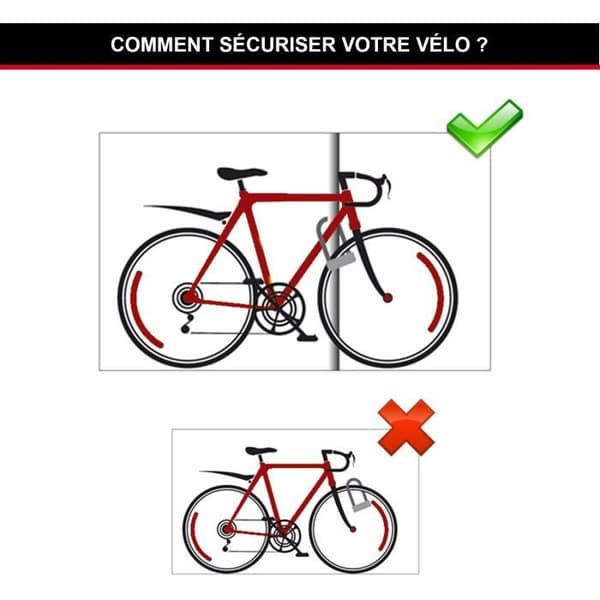 U Bike Lock - MASTER LOCK - 8279EURDPRO - Case-hærdet stål, nøgle, certificeret Sort