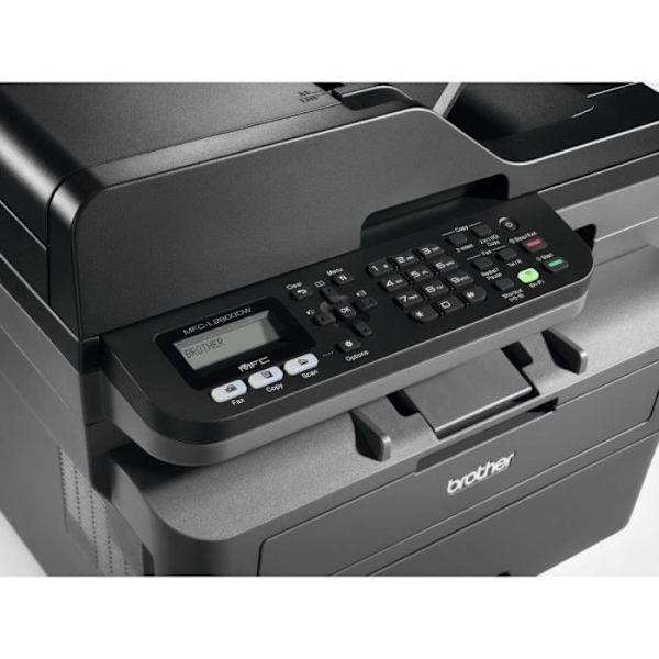 4-i-1 monokrom laser multifunktionsprinter - BROTHER - MFC-L2800DW - Ethernet og Wifi