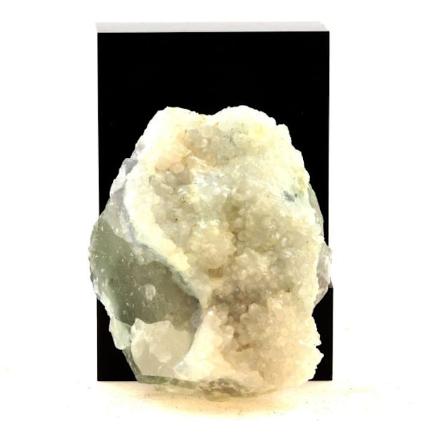 Sten og mineraler. Fluorit + Kvarts. 763,0 øre. Avellan-minen, Var, Frankrig.