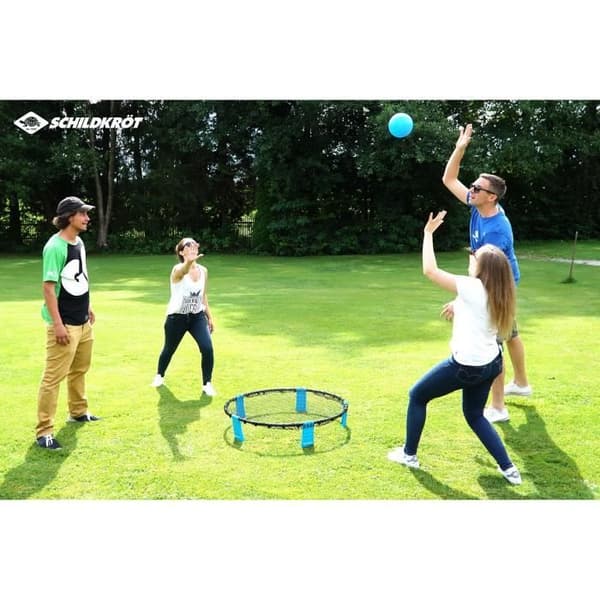 Udendørs leg - Trampolin / bold - SCHILDKRÖT - ROUNDNET SÆT Svart