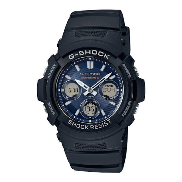 Ur - Casio - G-Shock Classic - Mand - Sort - Solenergi - Stødresistent Svart