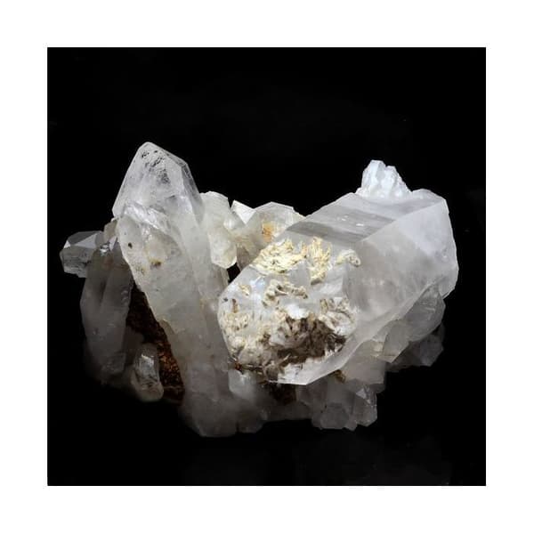 Stenar och mineraler. Kvarts + baryt. 710,5 cent. Le Grand Chatelard, Jarrier, Savoie, Frankrike..
