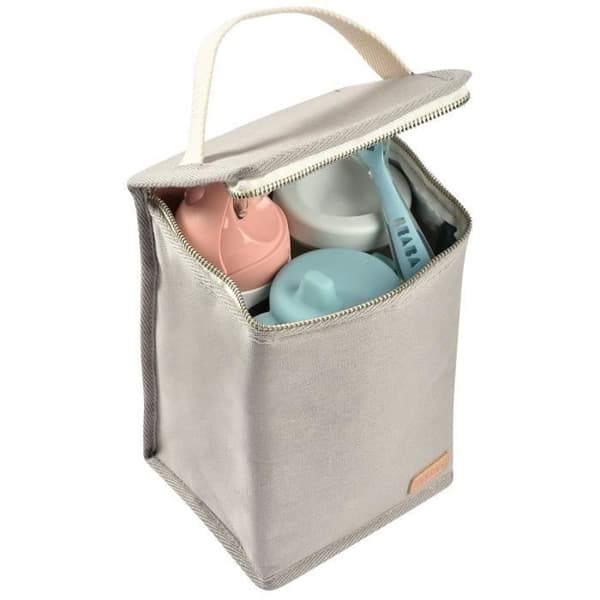 BEABA, Baby måltidspåse, isotermisk, pärlgrå Grå