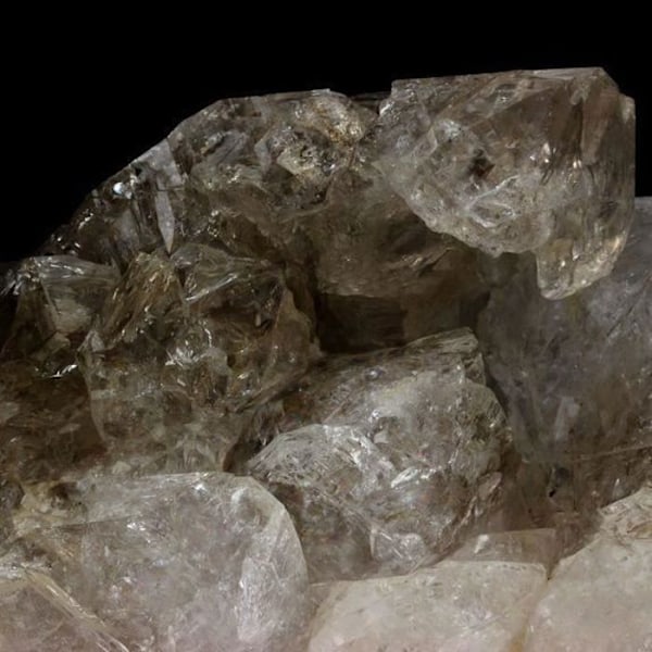 Kvartsfönster - ABIJOUX - 3265,1 ct - Grå - 125x78x66 mm - Certifikat för äkthet