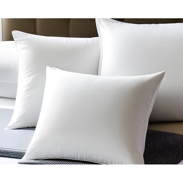 Puder - TILBUD PLEDDER - Polyester - 60x60 cm - Hvid Sæt af 2 Vit