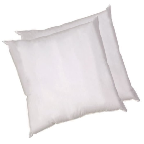 BLANREVE Set med 2 bomullskuddar - 60 x 60 cm - Vit Vit