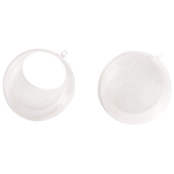 Plastik kugle Kristal ø12cm (udskæring ø7,5cm)