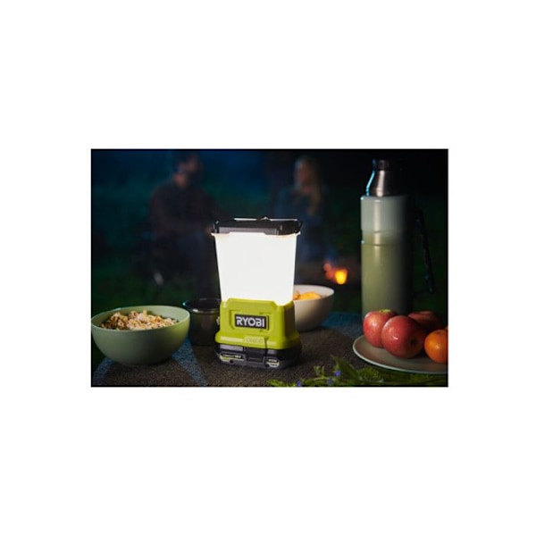LED Lanterne RYOBI 18V One+ - 850 Lumens - uden batteri eller oplader - RLL18-0 Grön / Träkol