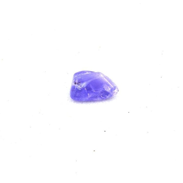 Tanzanite - Merelani - 0,40 ct - Certifikat for ægthed - Dimensioner 3x2x5 mm - Unik trichroisme