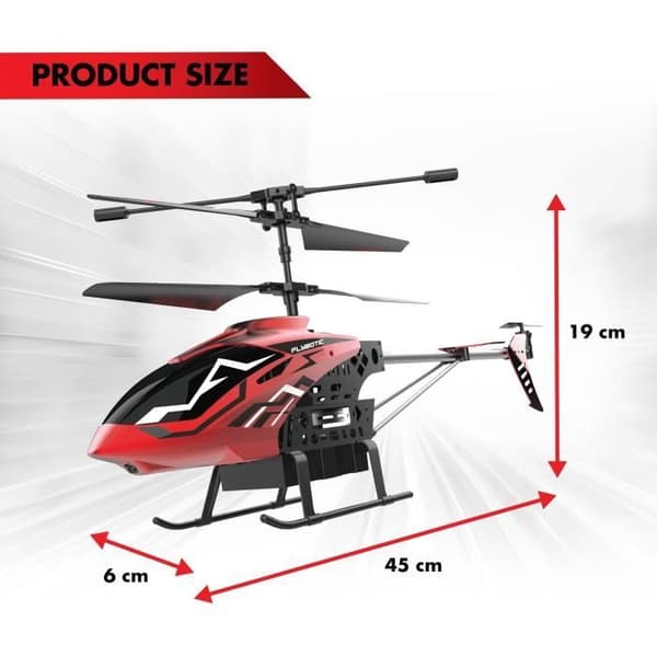 Fjernstyret helikopter SKY KNIGHT - FLYBOTIC Röd