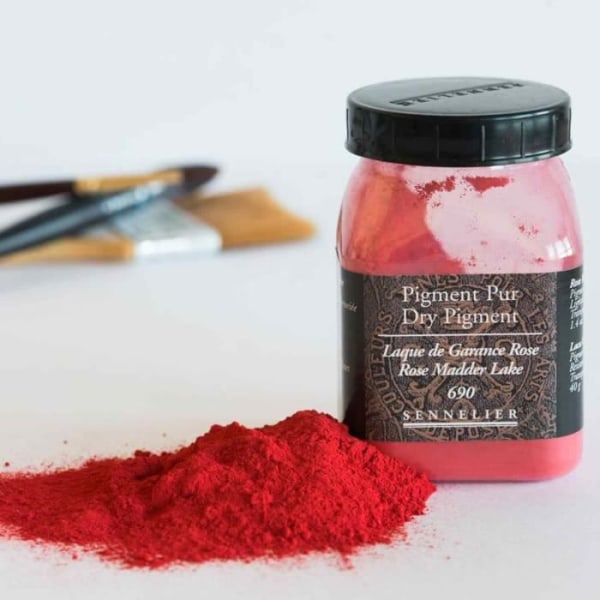 Pigment til fremstilling af maling - 40 g potte - Pink Madder Lacquer