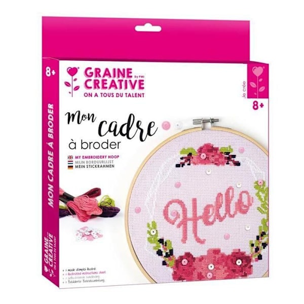 Broderikit - Sjöjungfru - Trä - Träfärg - Hantverk - DIY