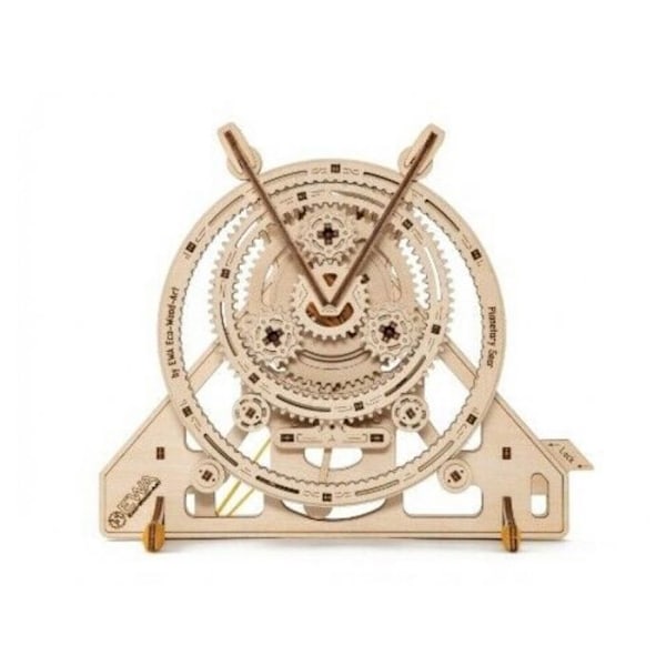 Eco-Wood-Art Planetary Gear 3D-puslespil 11,8 x 24 cm træ 153 brikker Flerfärgad