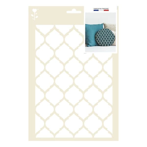 Dekorstencil - Istanbul - A4 - Plast - Beige beige