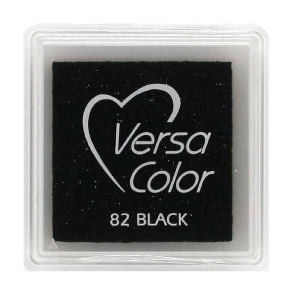 Encreur VersaColor mini stempelpude til stempel fra Tsukineko - VersaColor: Sort