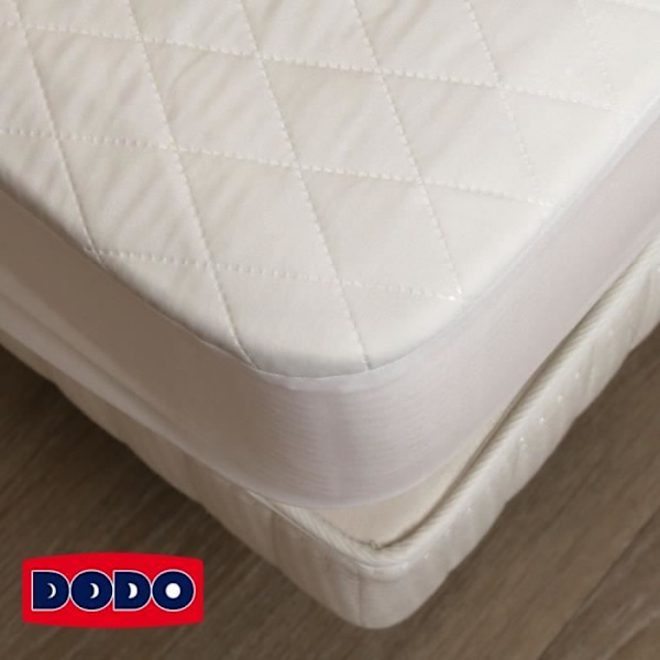 DODO Aalborg patjasuoja - Tikattu ja vedenpitävä - 90x190 cm Vit