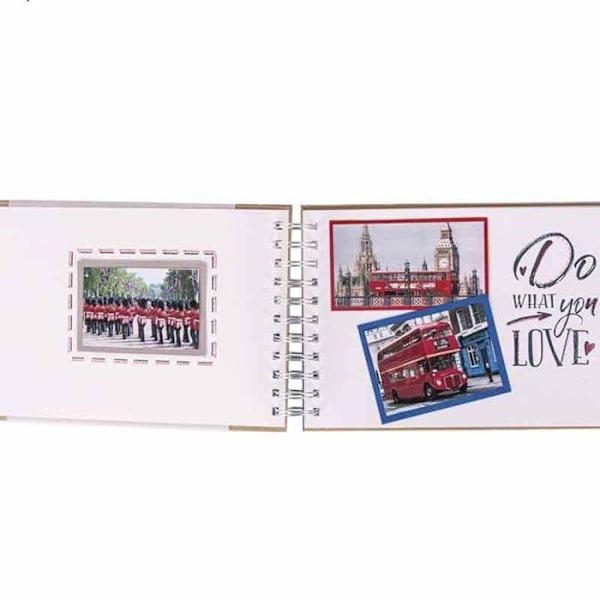 A6 spiralalbum - Rayher Hobby - Kraft - 21,5x15,5 cm - FSC Mix Credit - Mixed Transparent