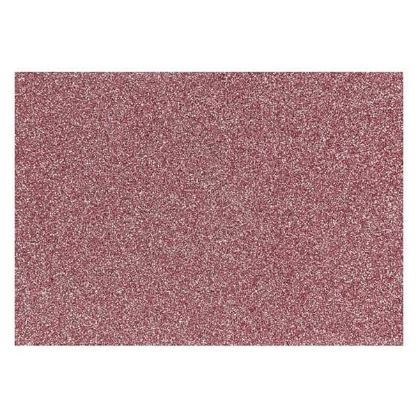 Glitterrosa strykpapper - 14,8 x 21 cm Ros