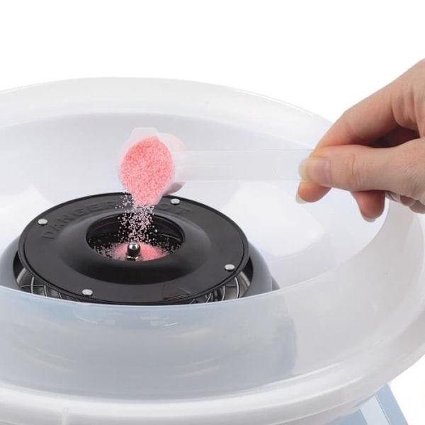 HKOENIG - SWEE32 - Candyflossmaskine - Kapacitet 5,5L - 7 madlavningsprogrammer - Temperatur op til 200°C - 450W Blå
