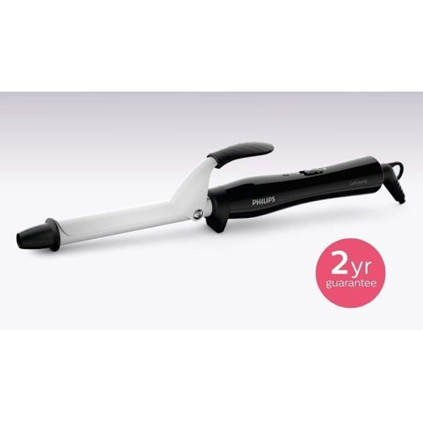 Boucleur - PHILIPS - BHB862/00 - CurCeramic Sort og hvid