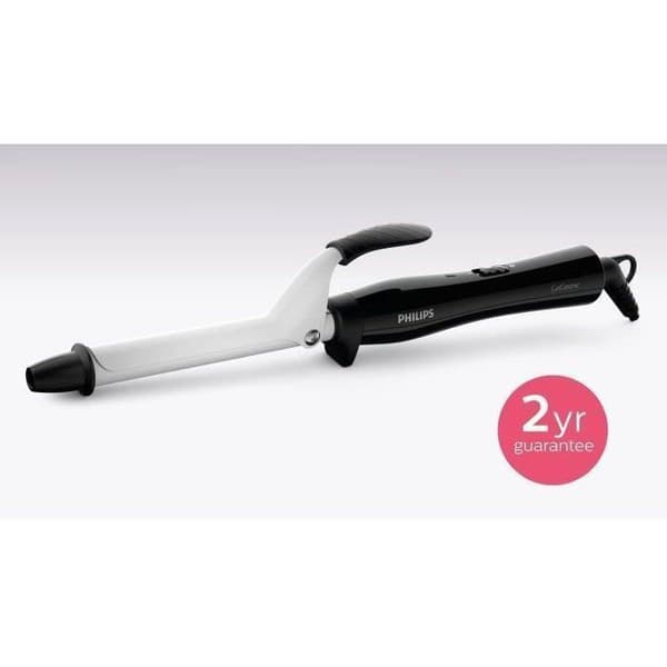 Krøllejern - PHILIPS - BHB862/00 - CurCeramic Sort og hvid