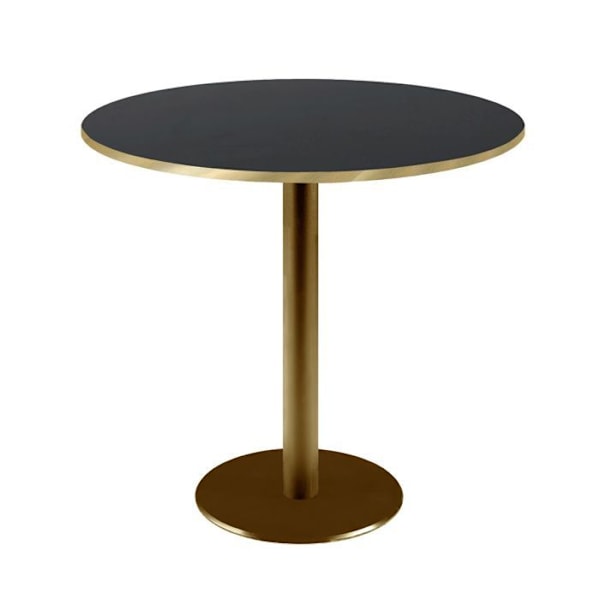 Rundt bord Ø 70 cm Rom sort bistro Svart