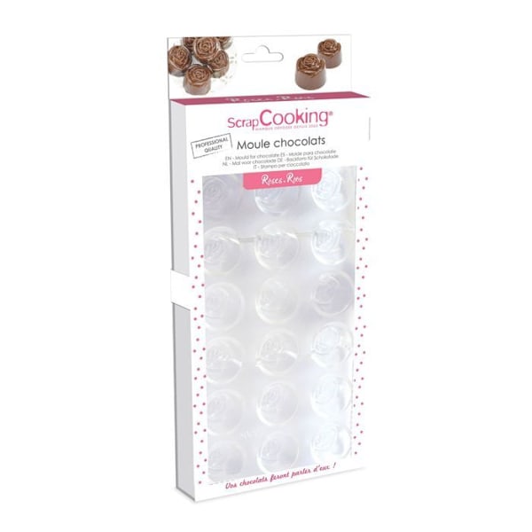 Stel chokladform - Rosor