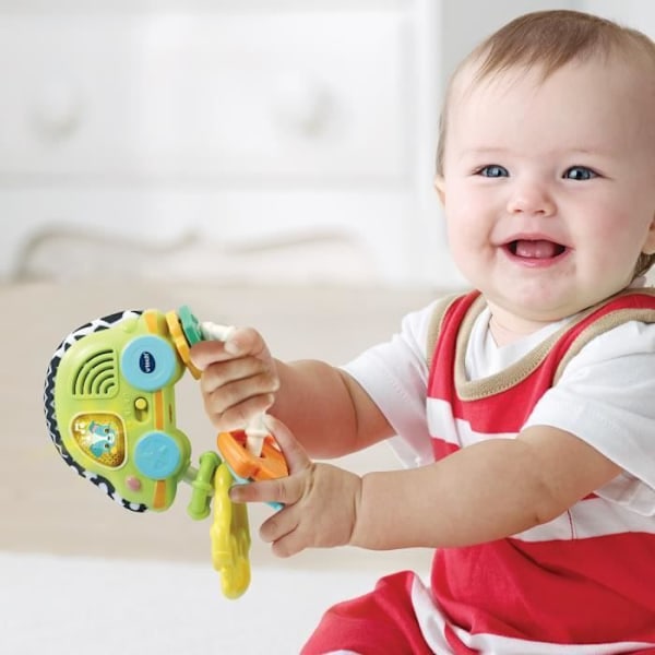 Vtech Baby Magic Keys Sensorisk rangle i bioplast Flerfärgad