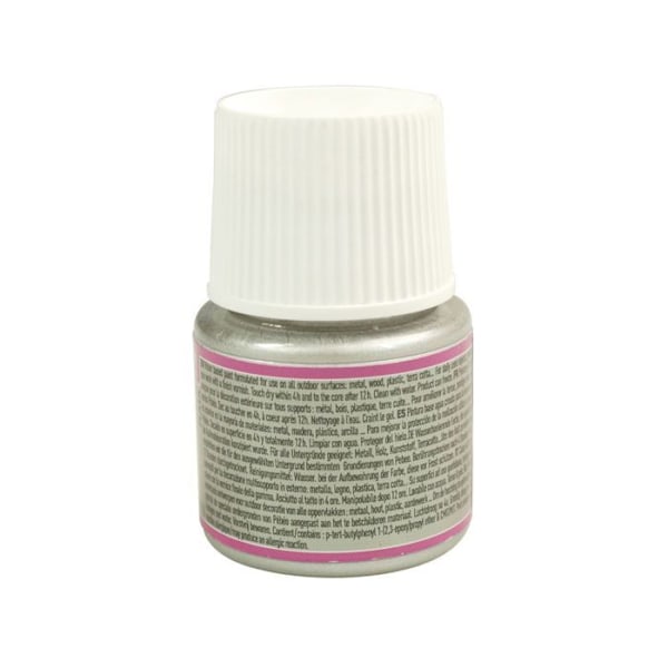 Multi-overflade udvendig akrylmaling - Sølv - 45 ml Silver
