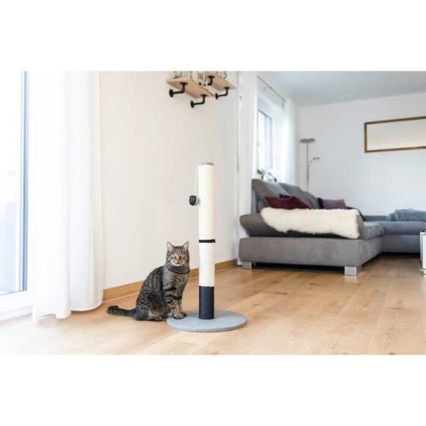 KERBL - Kradsekrone til kat - Stamme - OPAL PRO - 40 x 7 cm Grå og sort