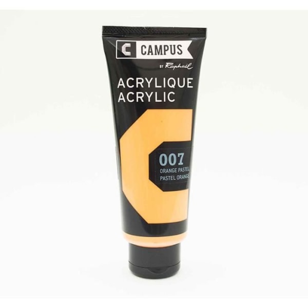 Akrylfärg - Ej specificerad - Orange pastel nr 007 - 100 ml - Ljusbeständighet - Blandad pastell-orange