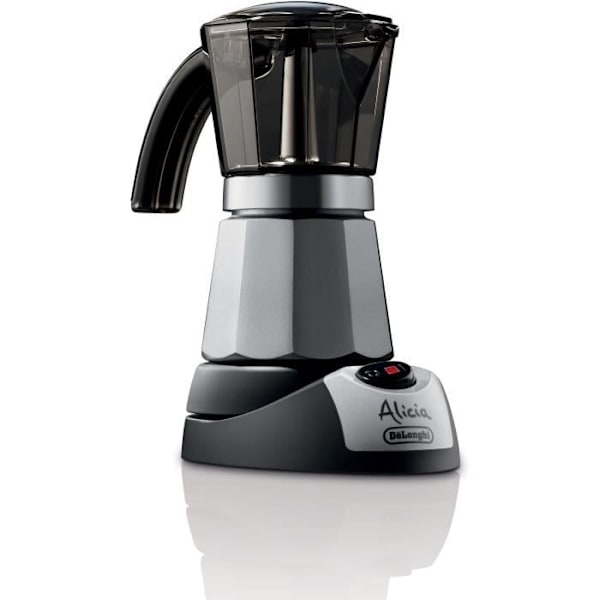 DELONGHI EMKM6B Alicia Plus elektrisk kaffebryggare - Vit - 6 koppar - 450W Vit
