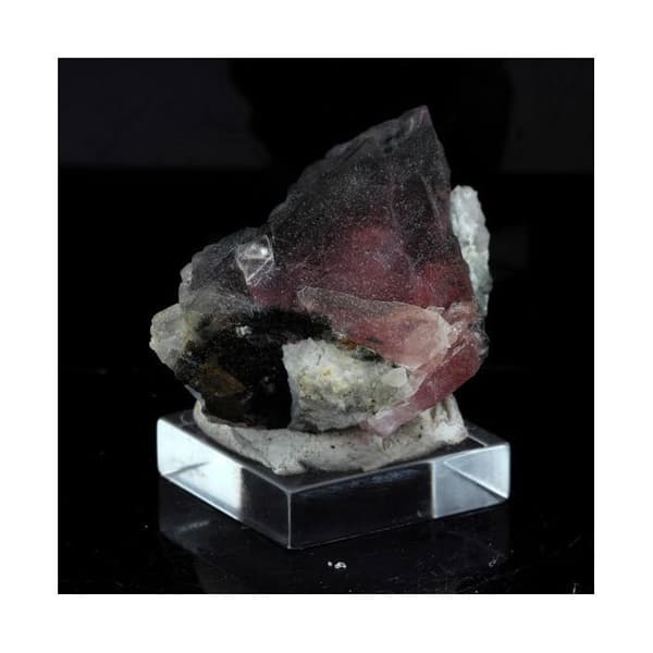 Sten og mineraler. Fluorit. 91,5 ct. Mont Blanc-massivet, Frankrig.