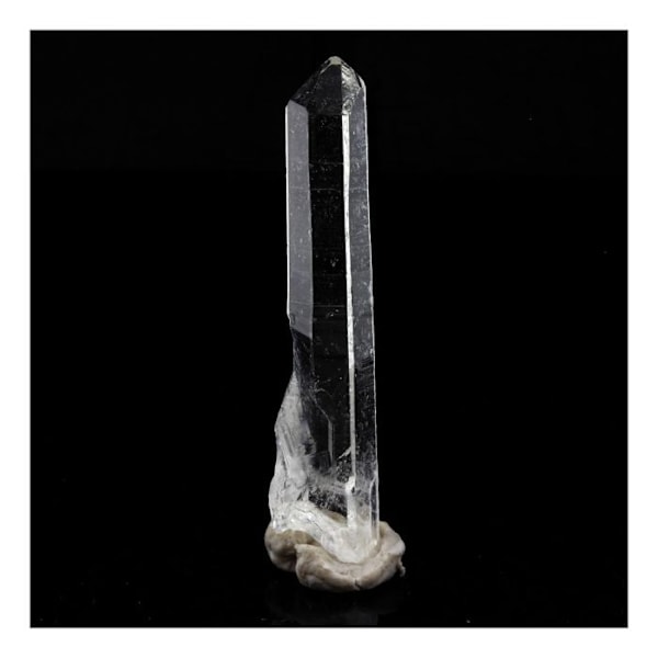 Sten og mineraler. Kvarts. 10,82 øre. La Gardette-minen, Bourg d'Oisans, Isère, Frankrig. Transparent
