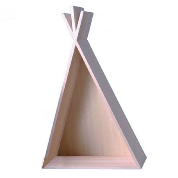 Stor tipihylla för att dekorera 45 cm Beige