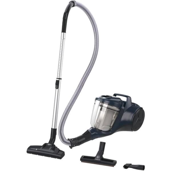 Påslös burkdammsugare - HOOVER - HP110HM - 700 W - 78 dBA - 2 L - Blå Blå