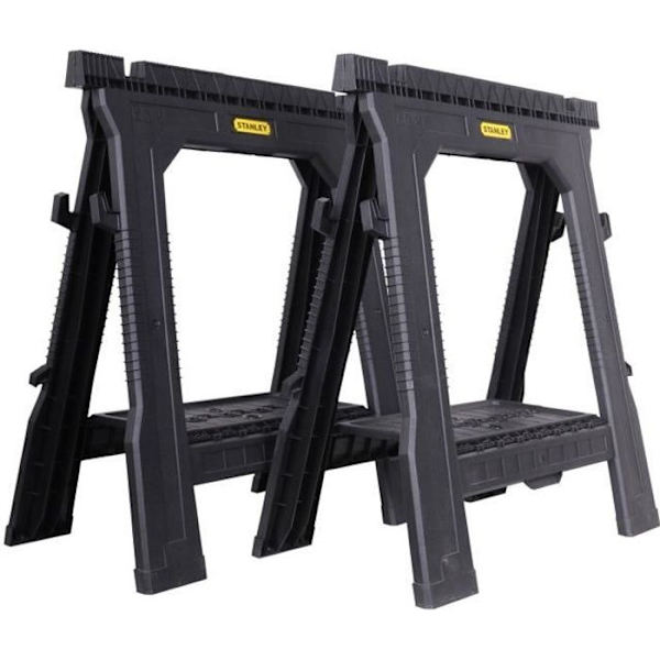 STANLEY ammattitason taitettavat pukit - STST1-70713 - 2-450kg sarja Svart