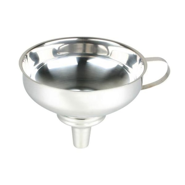 Konfittertragt - Inox - 2 spidser - 3,2 cm og 5,5 cm - 18/10 - Praktisk til glas.