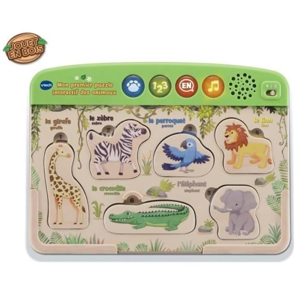 Interaktiivinen puinen lelu - VTECH - My First Animal Puzzle - FSC®